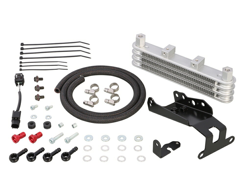 KITACO モンキー125 スーパーオイルクーラーKIT 3段コア・フレーム下部マウント 360-1301300