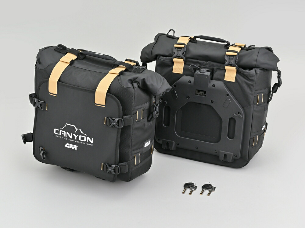 DAYTONA GIVI GRT720B モノキーサイドバッグ 25L+25L 63452