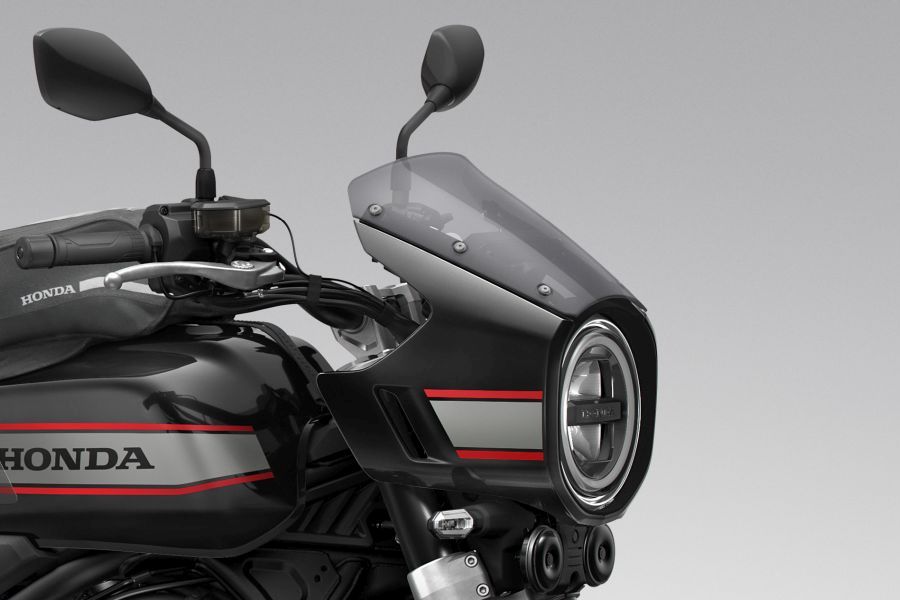 HONDA CB1000F ヘッドライトカウル ブラック/レッド 08R00-MLV-J10ZC｜PartsOnline 店