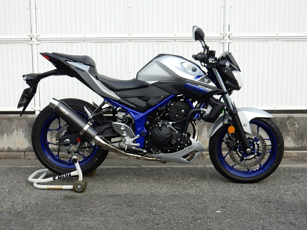 WR'S YZF-R25/ MT-25 フルエキゾースト ラウンド・カーボンサイレンサー JMCA SC2250JM｜PartsOnline 店