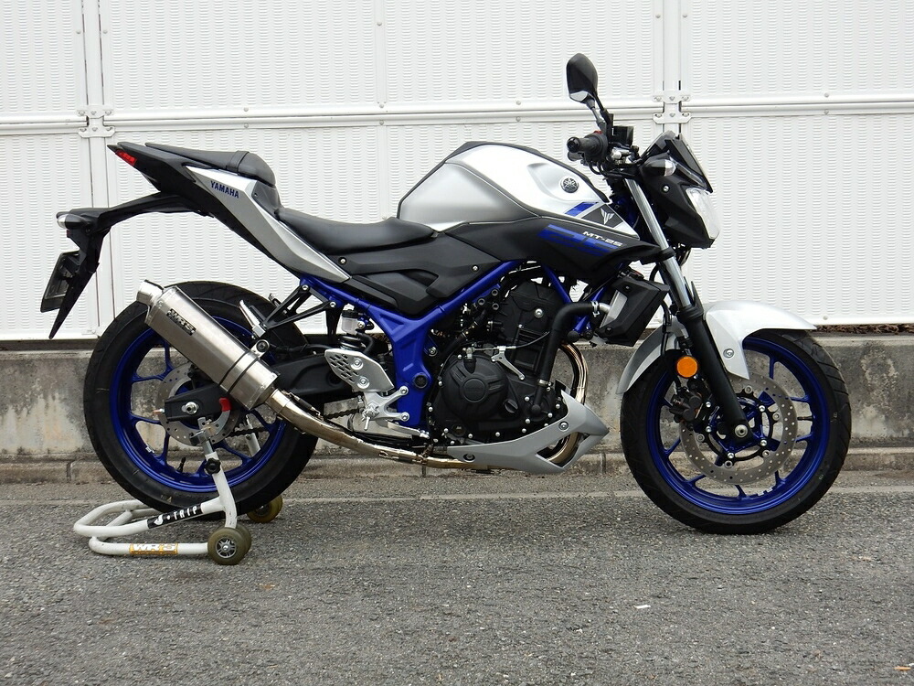 WR'S YZF-R25/ MT-25 フルエキゾースト ST-OVAL ソリッドタイプ JMCA LV2250JM|PartsOnline 店