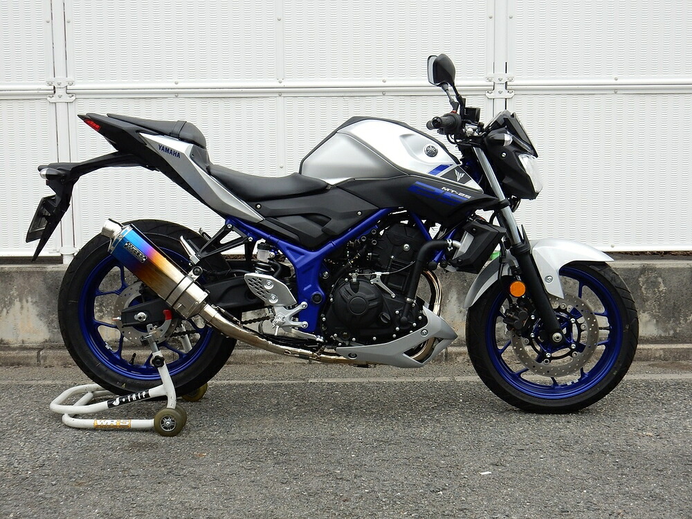 WR'S YZF-R25/ MT-25 フルエキゾースト ST-OVAL　焼き色タイプ JMCA LM2250JM