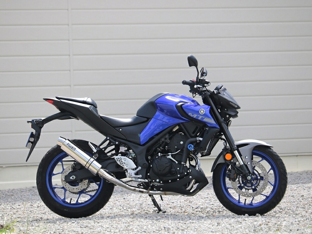 WR'S MT-25 フルエキゾースト ラウンド・ステンレスサイレンサー JMCA LA2265JM|PartsOnline 店
