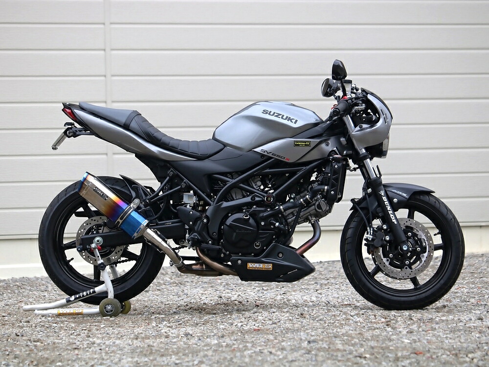 WR'S SV650 ABSSV650X スリップオン SS-OVAL 焼き色タイプ JMCA SB3650JM
