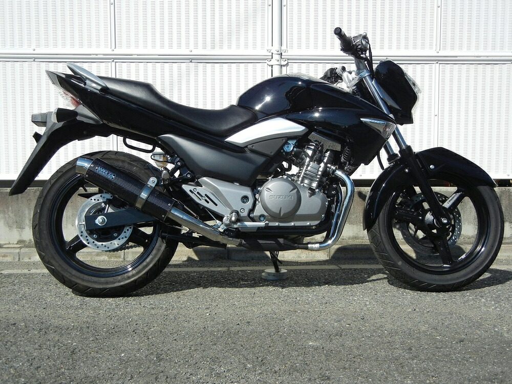 WR'S GSR250 / GSR250S スリップオン ラウンド・カーボンサイレンサー JMCA BC3210JM