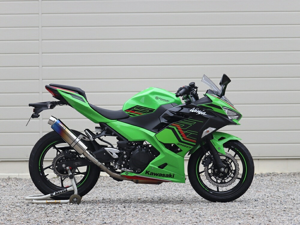 WR'S Ninja400 スリップオン ラウンド・焼き色チタンサイレンサー JMCA BK4430JM