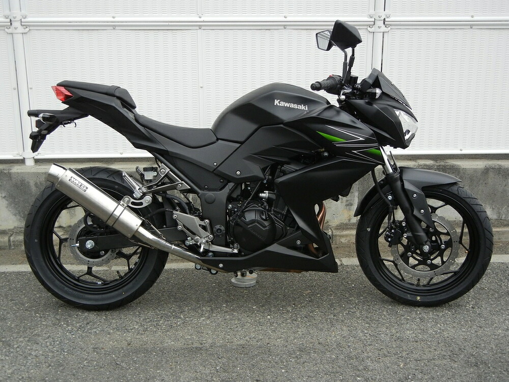 WR'S Ninja250 ABS スリップオン ラウンド・ソリッドチタンサイレンサー JMCA BT4250JM｜PartsOnline 店