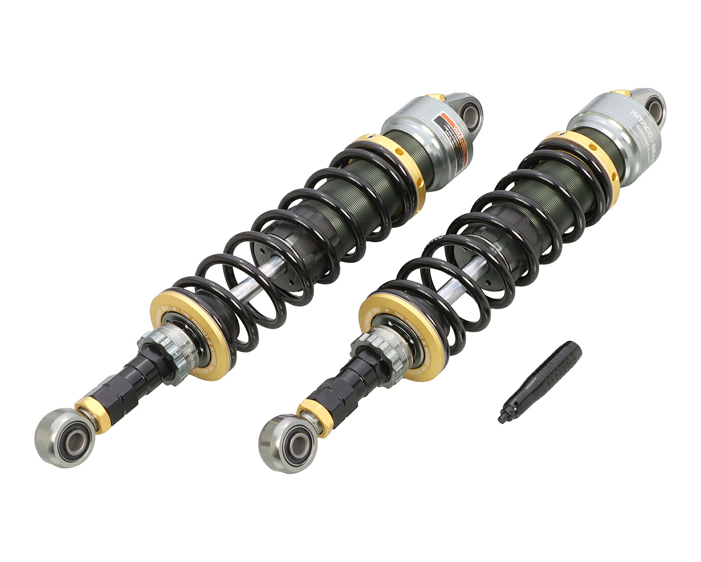 KITACO（キタコ） クロスカブ110（JA45/JA60） KITACO&times;GEARS ショックアブソーバー ガンメタリック・ブラック 520-1446100｜PartsOnline 店 56,760円