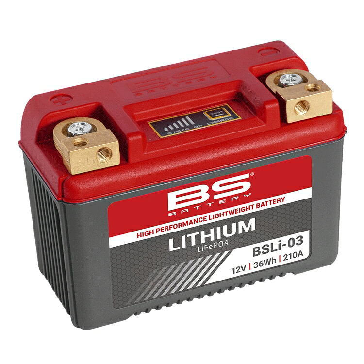 BS BATTERY（BSバッテリー） リチウムイオンバッテリー BSLi-03