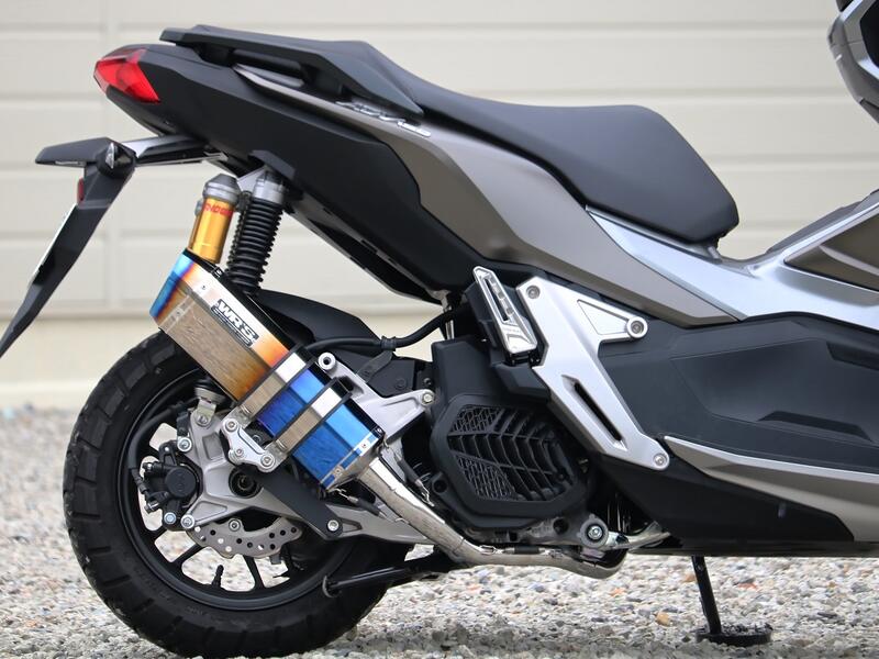 WR'S Honda ADV150 SS-OVALフルエキゾースト 焼き色チタンサイレンサー仕様 LB1160JM｜PartsOnline 店