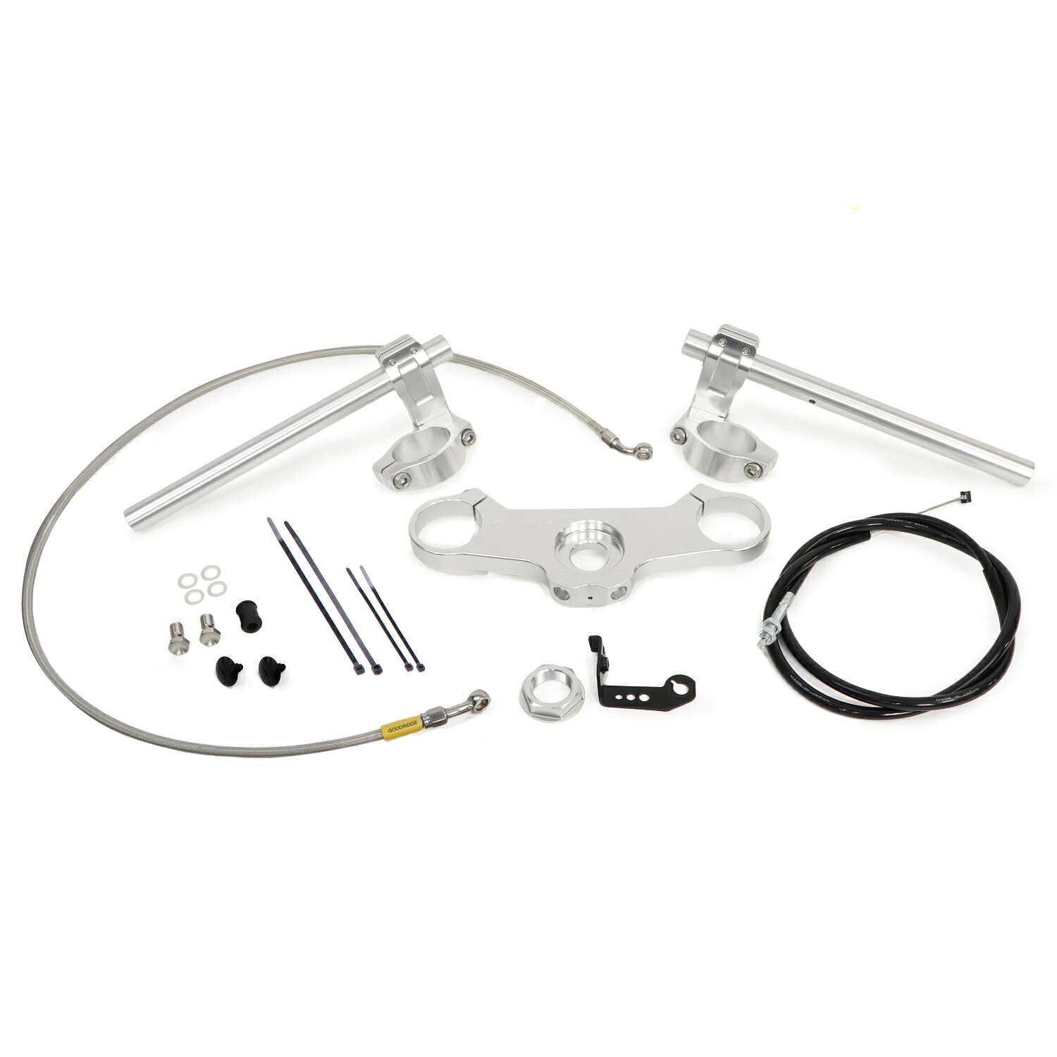 ACTIVE（アクティブ） YAMAHA XSR900 セパハン&トップブリッジセット（シルバー） 13630006｜PartsOnline 店