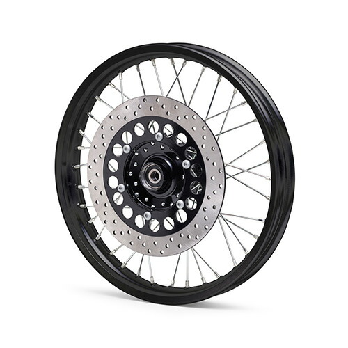ワイズギア YAMAHA SR400 フロントホイールASSY(ブラック) Q5K-YSK-164-Z03|PartsOnline 店
