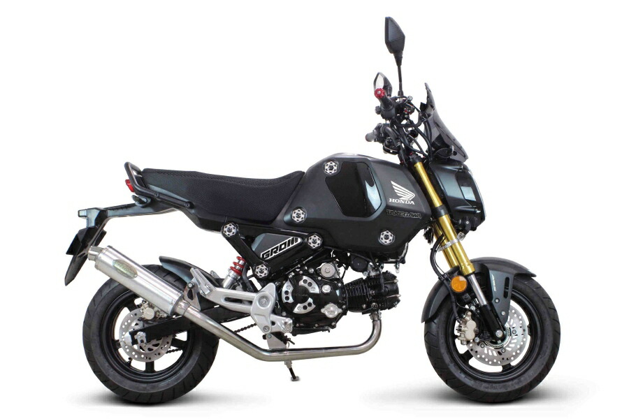 スペシャルパーツ武川 GROM ボンバーマフラー(政府認証) 04-02-0345