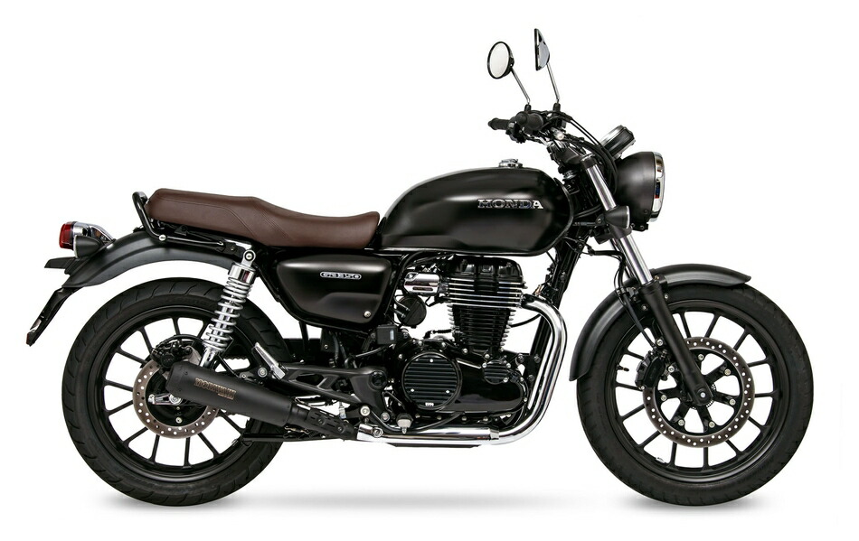 モリワキ GB350/GB350S('21-) スリップオンエキゾースト SHORT MEGAPHONE BLK 01810-HG1U3-00