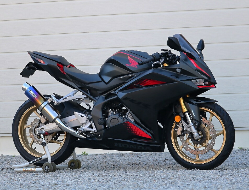 WR'S CBR250RR('20-'21) ラウンドタイプフルエキゾースト 焼き色チタンサイレンサー仕様 LS1240JM|PartsOnline 店