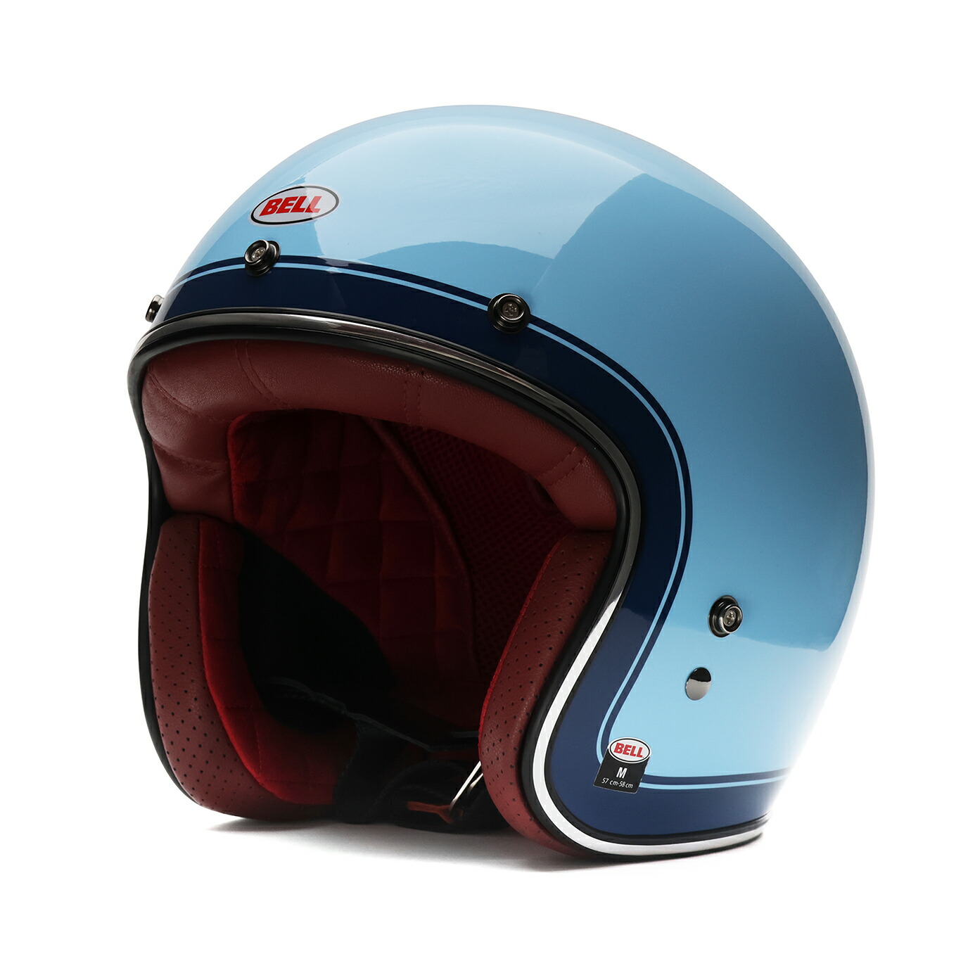 BELL CUSTOM500 ジェットヘルメット CRATE ICE BLUE｜PartsOnline 店