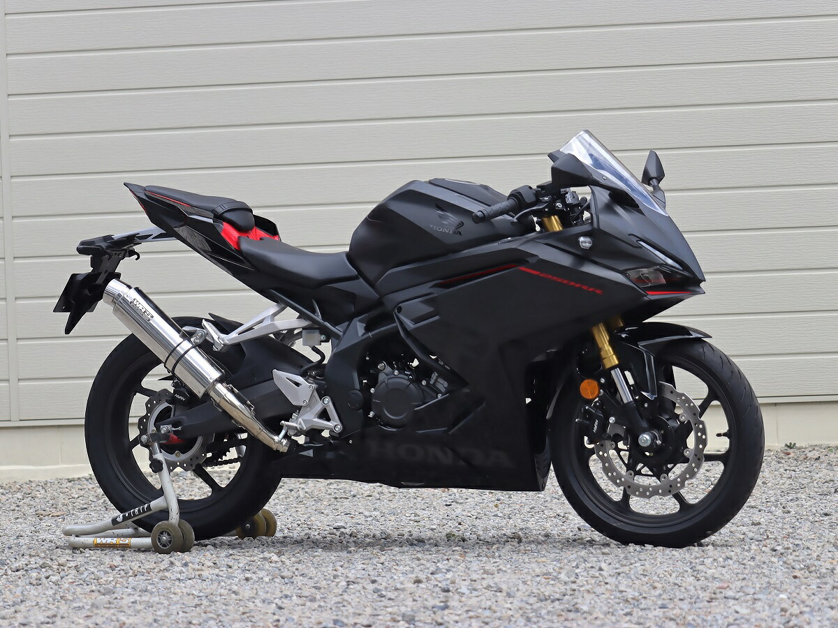 WR'S HONDA CBR250RR('23-) SLIP-ON ラウンドステンレスマフラー BF1245JM|PartsOnline 店