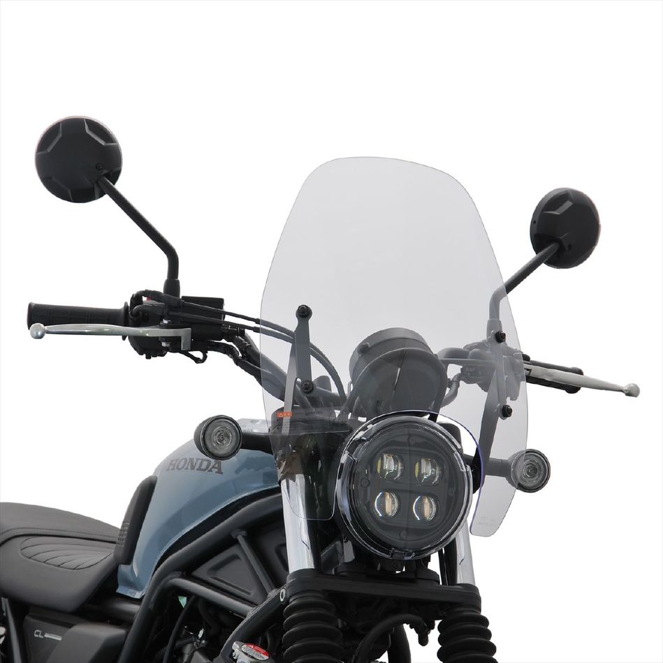 旭風防ロング風防⁄黒布タレ 旭風防 バイク gs400 gt380 | 旧車