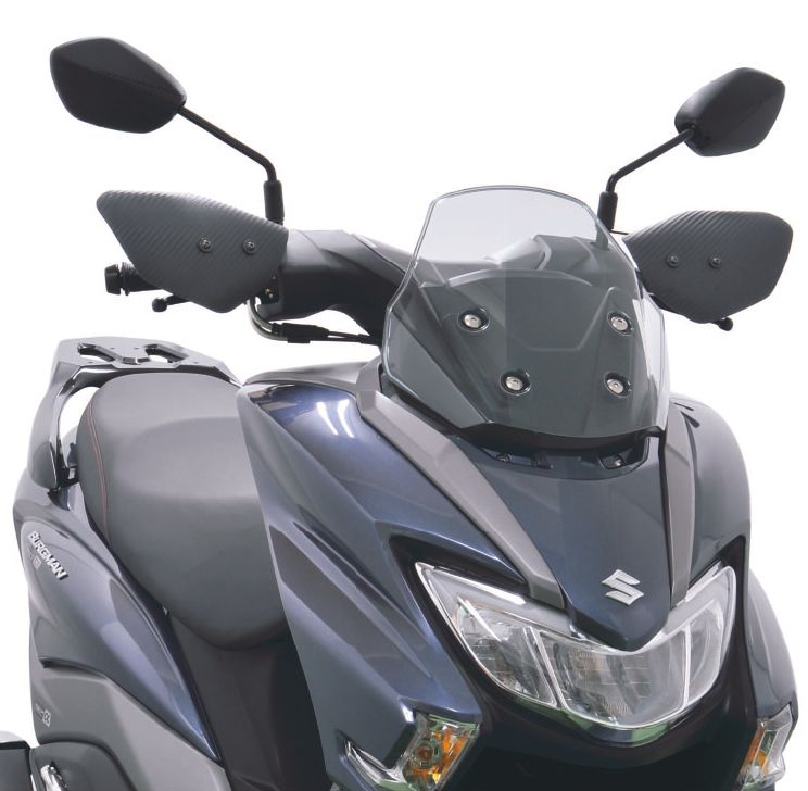 旭風防 バーグマンストリート125EX ナックルバイザー M5-01CB