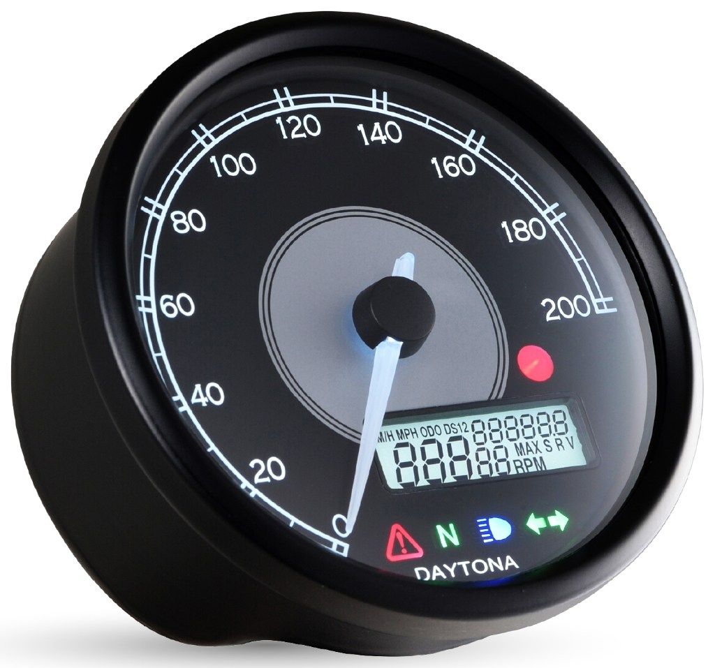 DAYTONA VELONA 電気式スピード&タコメーター Φ80 48139|PartsOnline 店