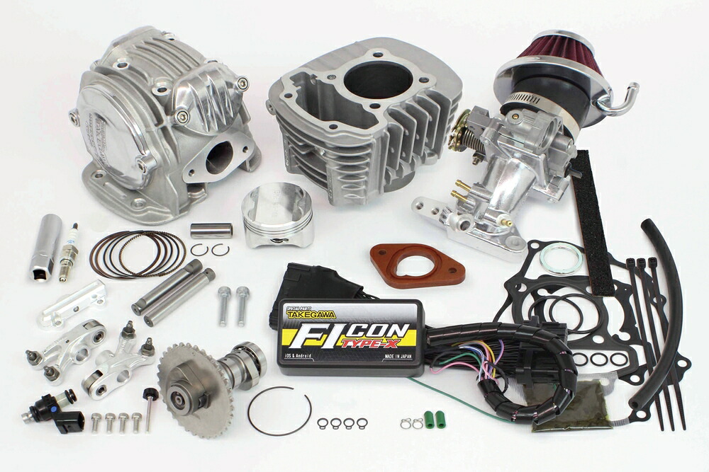 スペシャルパーツ武川 ダックス125 スーパーヘッド4V+R コンボキット145cc 01-05-0649｜PartsOnline 店