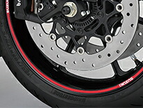 SUZUKI リムデカール（レッド） 99183-00A20-RDJ