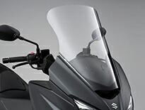 SUZUKI バーグマン400 ABS ロングウインドスクリーンセット 94600-19810｜PartsOnline 店
