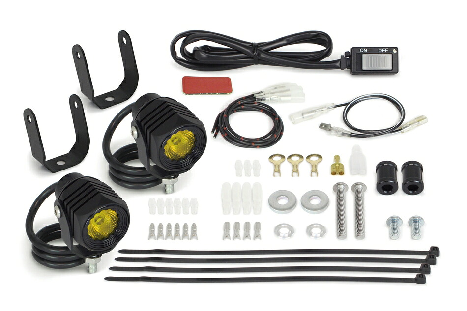 スペシャルパーツ武川 CB125R(JC79/JC91) LEDフォグランプキット3.0(950/レモンイエロー)(2個入) 05-08-0676｜PartsOnline 店