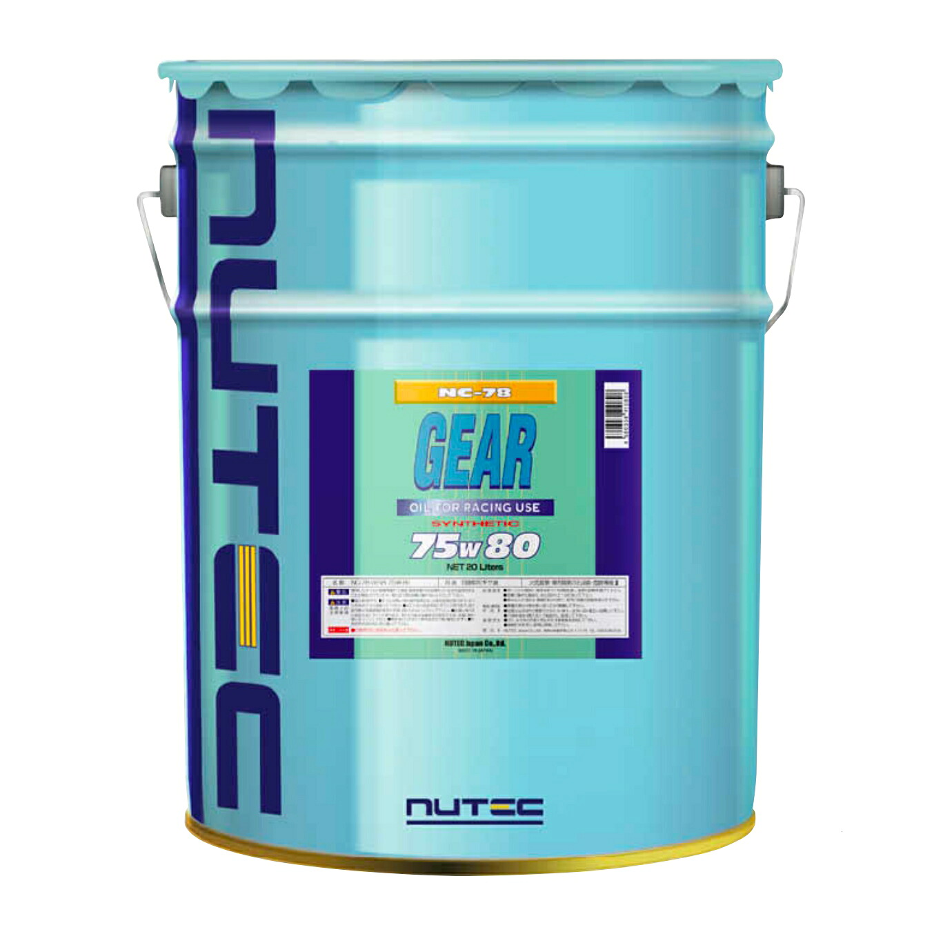 NUTEC NC-78 GEAR OIL(ギヤオイル)75W80 20L缶|PartsOnline 店