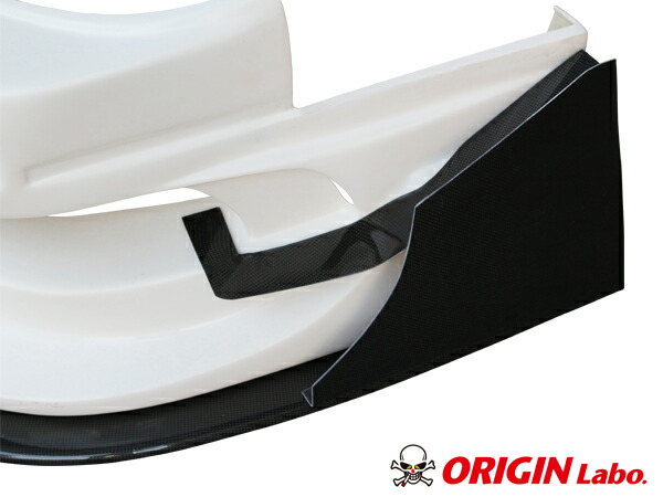 S13 シルビア カーボン製 フロントカナード オリジン ORIGIN Labo オリジンラボ エアロ カスタム パーツ カー用品 外装 エクステリア バンパー ハーフスポイラー ハーフ スポイラー 冷却 張り出し えすいちさん SILVIA