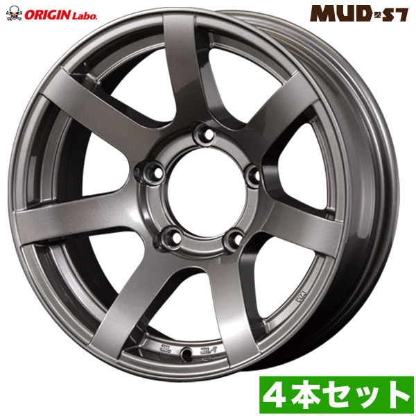 楽天市場】【4本セット】ジムニー ホイール MUD-SR7 16インチ 5.5J -20 ガンメタリック 4本セット  JA11/JA12/JA22/JB23/JB64/JB74 オリジン ORIGIN Labo オリジンラボ カスタム パーツ カー用品 外装  ドレスアップ 改造 オフロード アルミホイール スペア スズキ SUZUKI ...