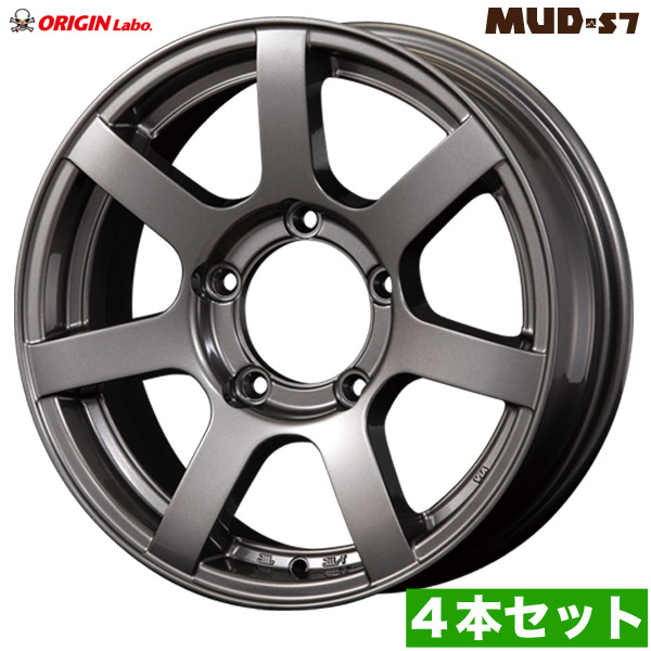 楽天市場】【4本セット】ジムニー ホイール MUD-SR7 16インチ 5.5J +20