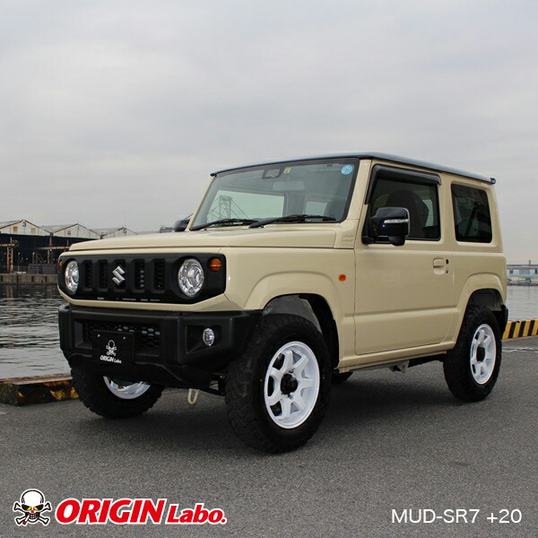 △3-MUDSR7Jimny5.5J+20シャインホワイトジオランダーM/TG0036.50R16LT97/93Q1本セット