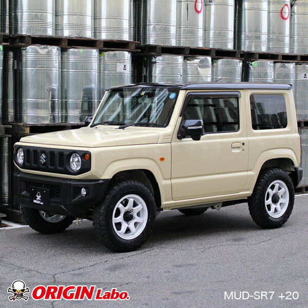 △3-MUDSR7Jimny5.5J+20シャインホワイトジオランダーM/TG0036.50R16LT97/93Q1本セット