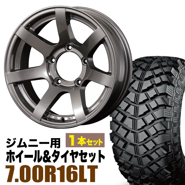 上品 デイトナ クローム 16×6Ｊ 5Ｈ-18 グラントレックＭＴ2 7.00Ｒ16