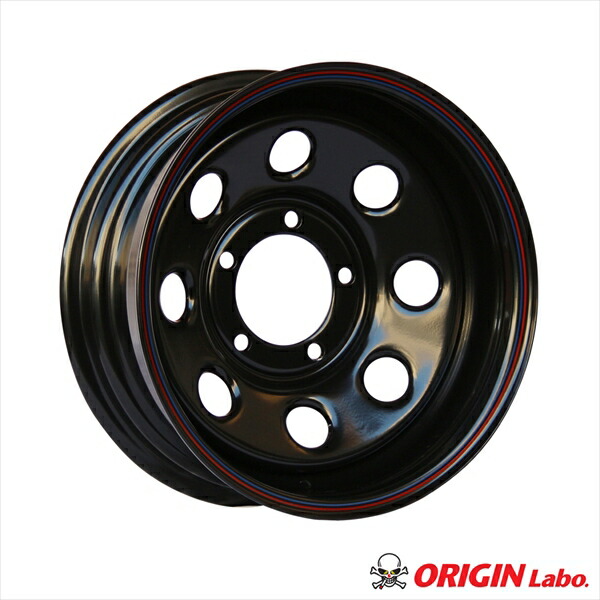 まつど家三男鉄八6.0J-40ブラック+ジオランダーM/TG003LT225/75R16115/112Q1本セット