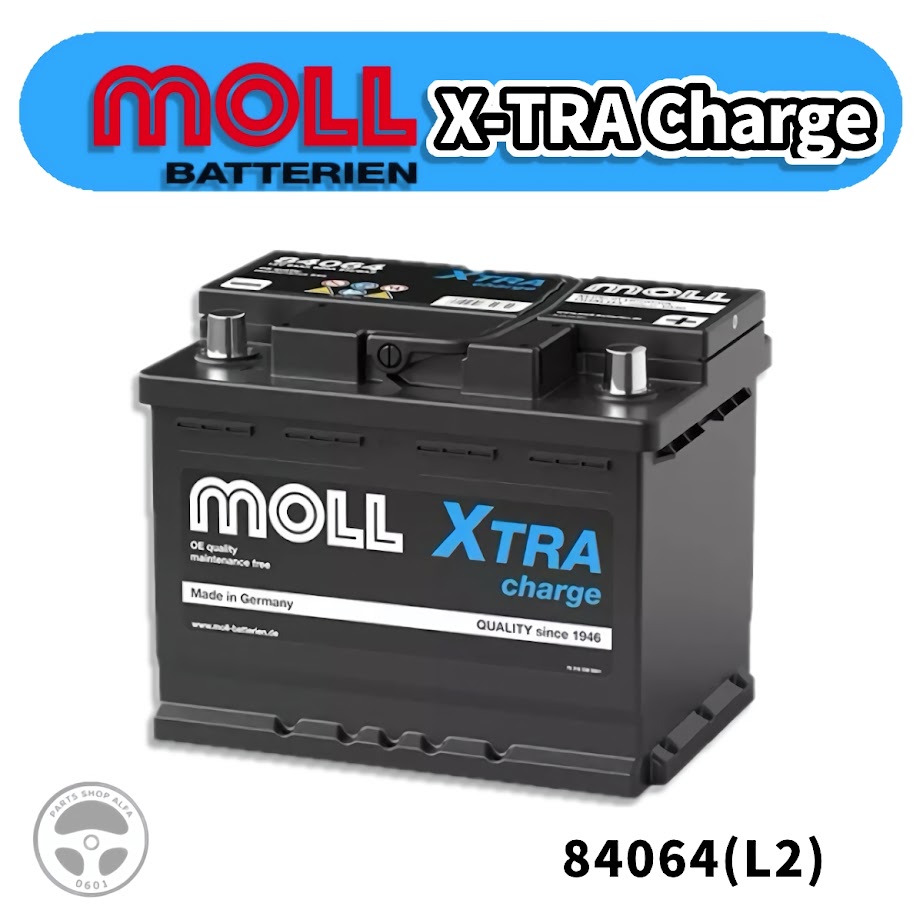 MOLL バッテリー LN2 L2 X-TRA Charge 輸入車用 84064｜パーツショップアルファ店