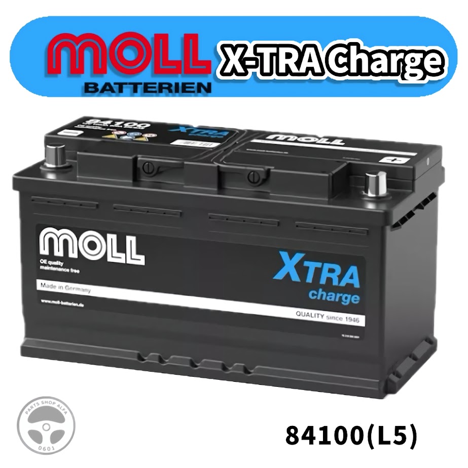 MOLL バッテリー LN5 L5 X-TRAチャージ 輸入車用 84100