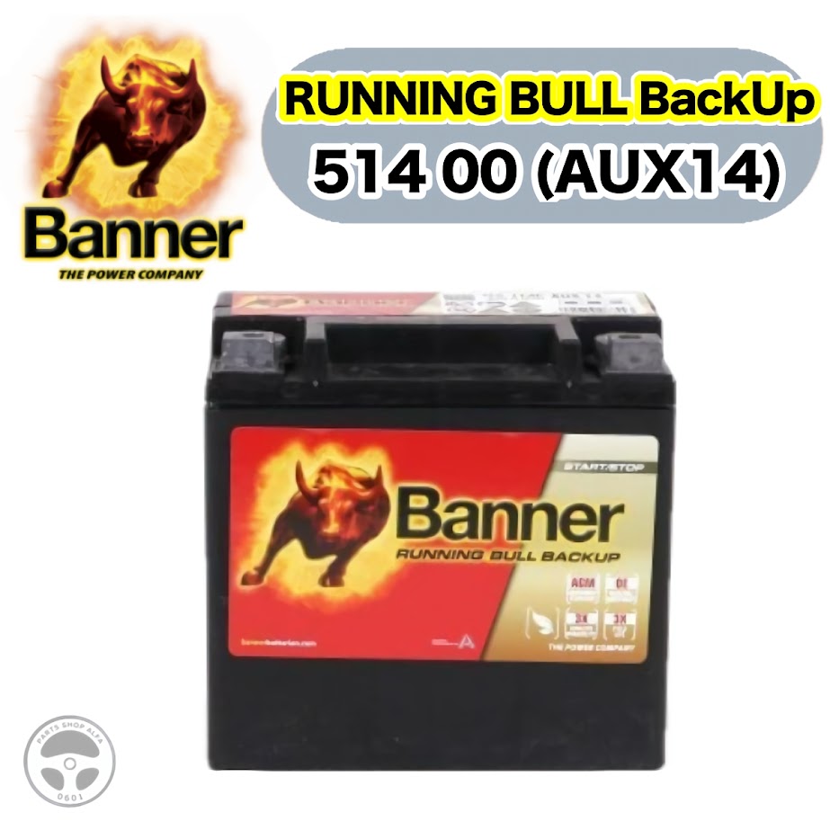 楽天市場】バナー BANNER バッテリー LN1 L1 AGM RUNNING BULL AGM