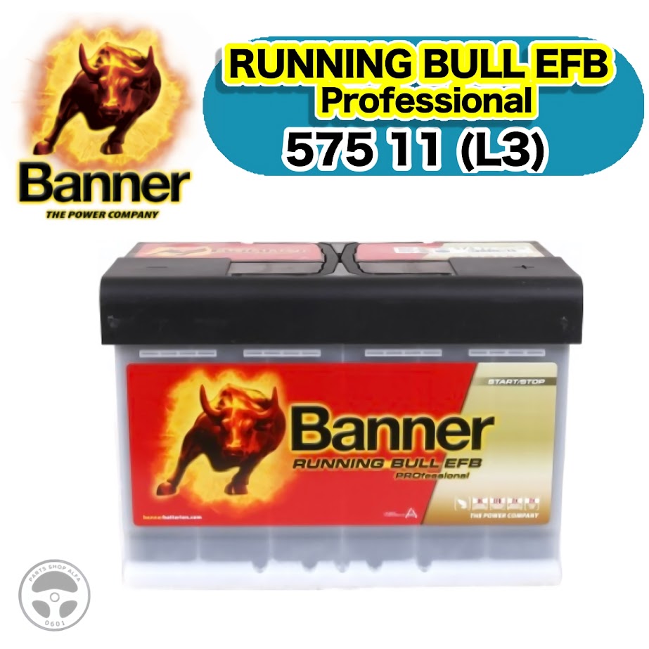 楽天市場】バナー BANNER バッテリー LN5 L5 AGM RUNNING BULL AGM