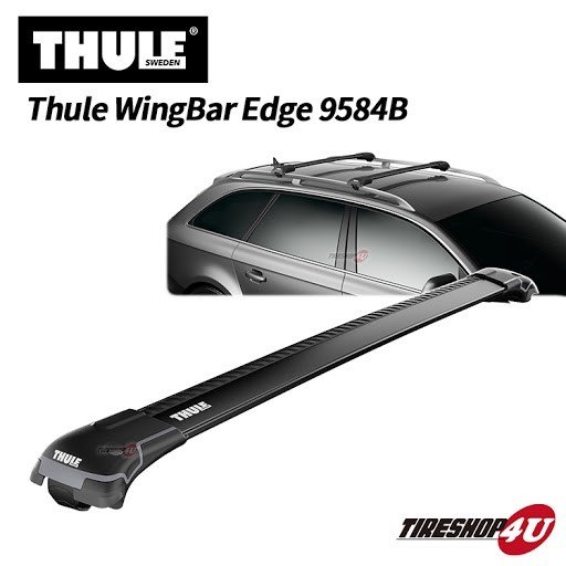 楽天市場】THULE スーリー WingBar Edge 9583 ベースキャリア シルバー
