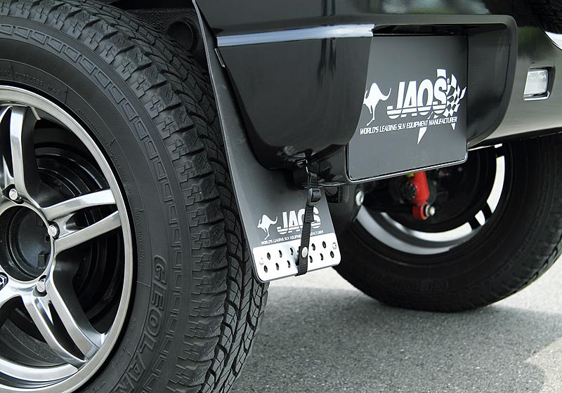 JAOS ジャオス マッドガードIII リヤセット ブラック B622512R 左右セット スズキ ジムニー JB23系 1998/10~2018/02 SUZIKI JIMNY カスタム 改造 オフロード アゲ B622512R