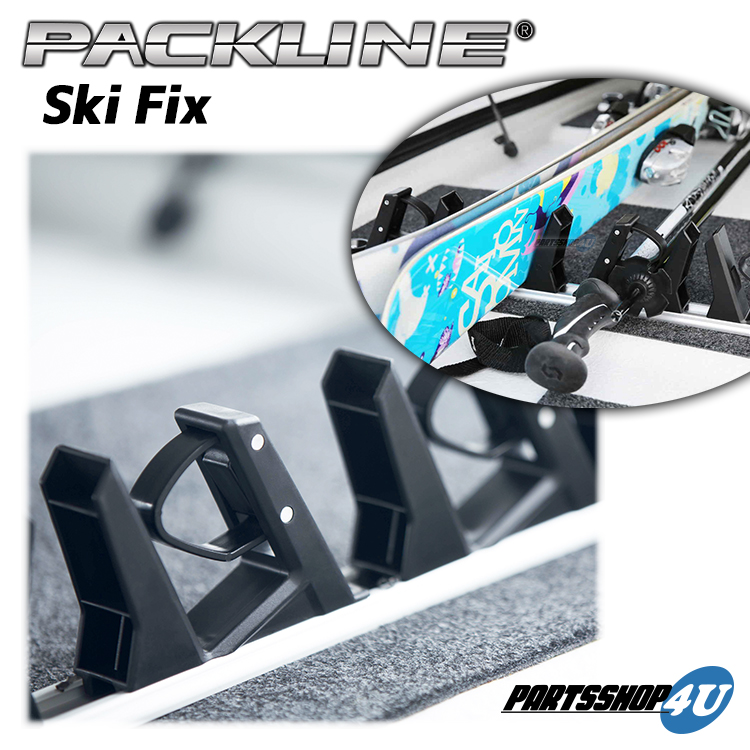 Packline パックライン ルーフボックス用 アクセサリー Ski Fix スキーフィックス ノルウェーブランド Ski Holder For Most 5 Pair Of Ski スキー板を最大5set収納可能 ホルダー アウトドア キャリア 正規品 代引き不可 送料無料 Tajikhome Com