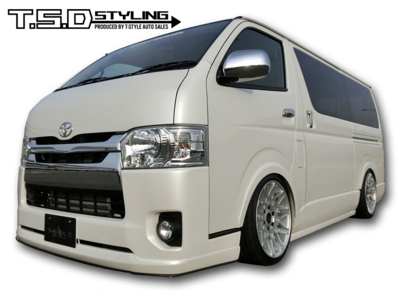 楽天市場】ハイエース 200系 4型 標準ボディ フロントスポイラー