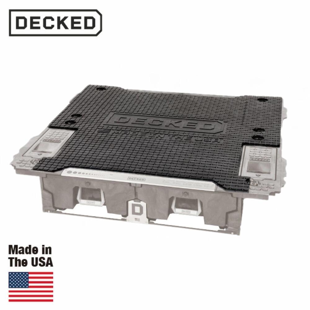 【正規品】 DECKED Battle Mat Full-size Short - durable rubber mat for top of full-size short vX Drawer Systems 新型ドロワーシステム用 バトルマット カスタム 改造 荷台 キャンプ アウトドア 釣り オフロード クロカン マット
