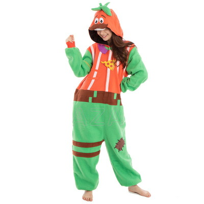 コスプレ 仮装 SAZAC(サザック) 着ぐるみ FORTNITE(フォートナイト) トマトヘッド S 【 コスプレ 衣装 ハロウィン 仮装 コスチューム アニメ 可愛い パジャマ レディース 着ぐるみ 大人用 メンズ キャラクター 女性用 男女兼用 余興 男性用 パーティーグッズ 】