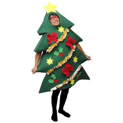 SAZAC(サザック) クリスマスツリーコスチューム 【 衣装 着ぐるみ 爆笑 おもしろコスチューム 笑える キグルミ 仮装 大人用 女性用 ウケる 面白 男性用 コスプレ メンズ きぐるみ レディース 】