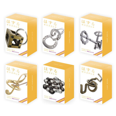 (レベル2) はずる(HUZZLE) キャスト 6種セット 【 知恵の輪 はずる 室内遊び おもちゃ 玩具 オモチャ 巣ごもりグッズ キャストパズル 】