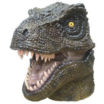 コスプレ 仮装 T-REXティラノサウルスマスク 【 コスプレ 衣装 ハロウィン パーティーグッズ おもしろ かぶりもの 動物 面白マスク アニマルマスク 変装グッズ おもしろマスク プチ仮装 動物マスク ハロウィン 衣装 】
