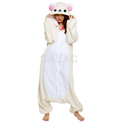 【取寄品】 コスプレ 仮装 SAZAC(サザック) フリース着ぐるみ コリラックマ 【 コスプレ 衣装 ハロウィン 仮装 コスチューム アニメ 可愛い パジャマ レディース 着ぐるみ 大人用 メンズ きぐるみ 男性用 キグルミ 余興 女性用 男女兼用 かわいい パーティーグッズ 】